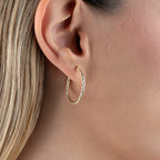 FEINE KORDELL OHRRINGE | 925 SILBER