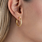 BASIC-SPIRALE OHRRINGE | 925 SILBER