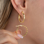 BASIC-SPIRALE OHRRINGE | 925 SILBER