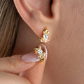 MINI-HASE OHRRINGE | 925 SILBER