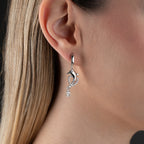 DELPHIN-MOTIV OHRRINGE | 925 SILBER