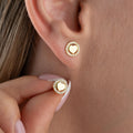 MINI-HERZ OHRRINGE | 925 SILBER