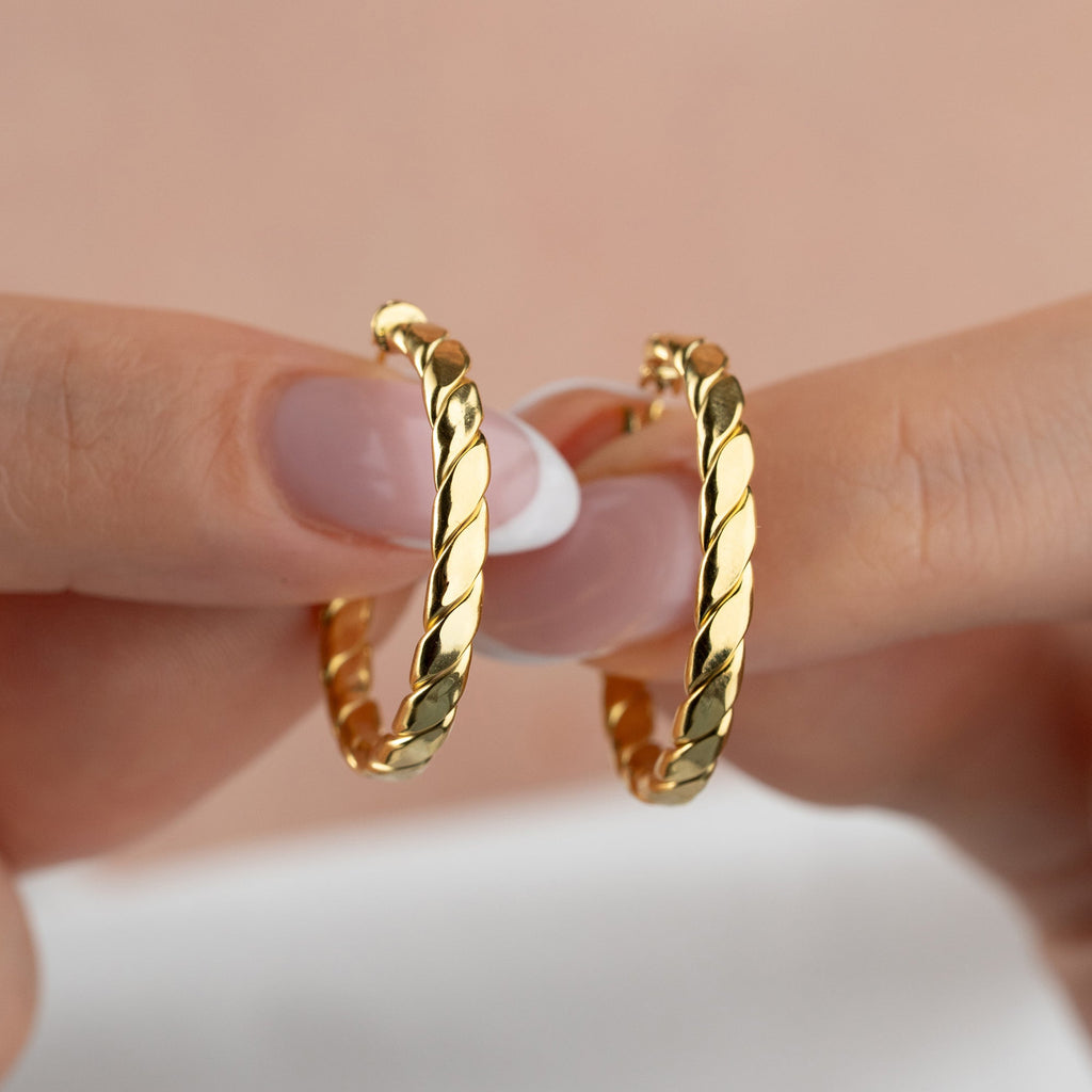 BASIC-SPIRALE OHRRINGE | 925 SILBER