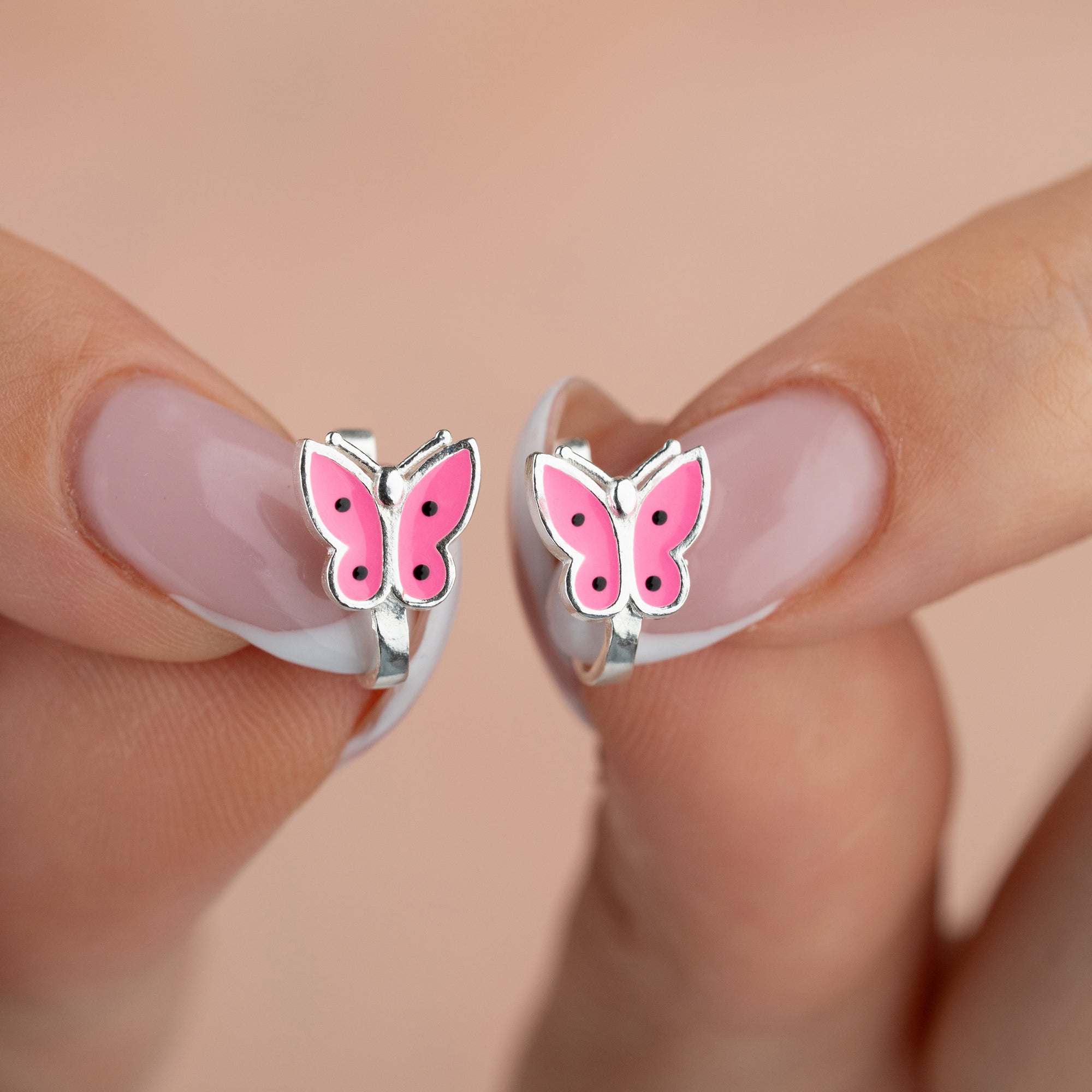 MINI-SCHMETTERLING OHRRINGE | 925 SILBER
