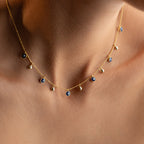 DROP X NAZAR KETTE aus 925 Silber - Eleganter Halskette - AURIME
