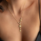 SUN Y KETTE aus 925 Silber - Eleganter Halskette - AURIME