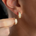 SORE Ohrringe aus 925er Silber von AURIME, detailreiche silberne Ohrschmuck, Nahaufnahme des Designs