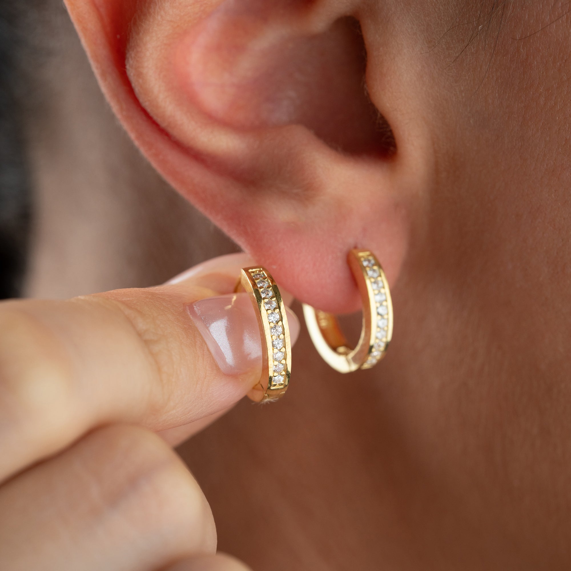 GUSO OHRRINGE aus 925 Silber - Eleganter Ohrringe - AURIME