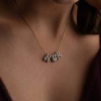 BUBBLE ZIRKONIA NAMENSKETTE | 925 SILBER