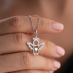 ENGEL MIT HERZ SİLBER HALSKETTE | 925 SILBER