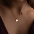 STERN LETTER HALSKETTE | 925 SILBER