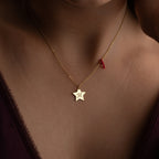 STERN LETTER HALSKETTE | 925 SILBER