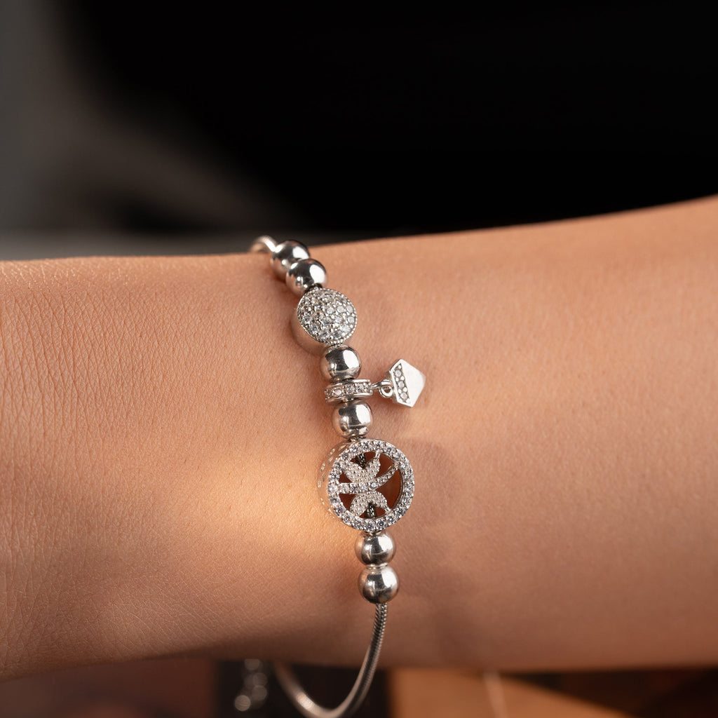 MIT GLÜCKS-CHARM ARMKETTE | 925 SILBER