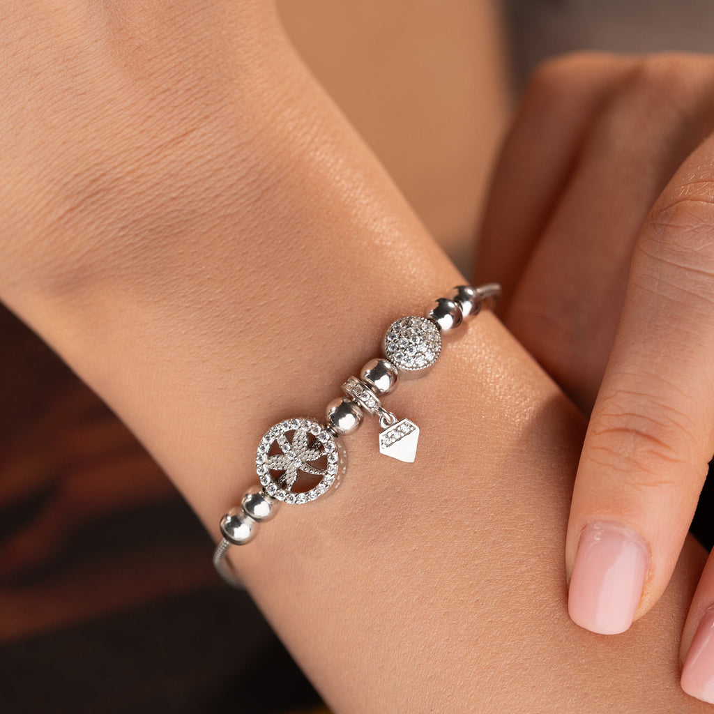 MIT GLÜCKS-CHARM ARMKETTE | 925 SILBER
