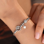 MIT GLÜCKS-CHARM ARMKETTE | 925 SILBER