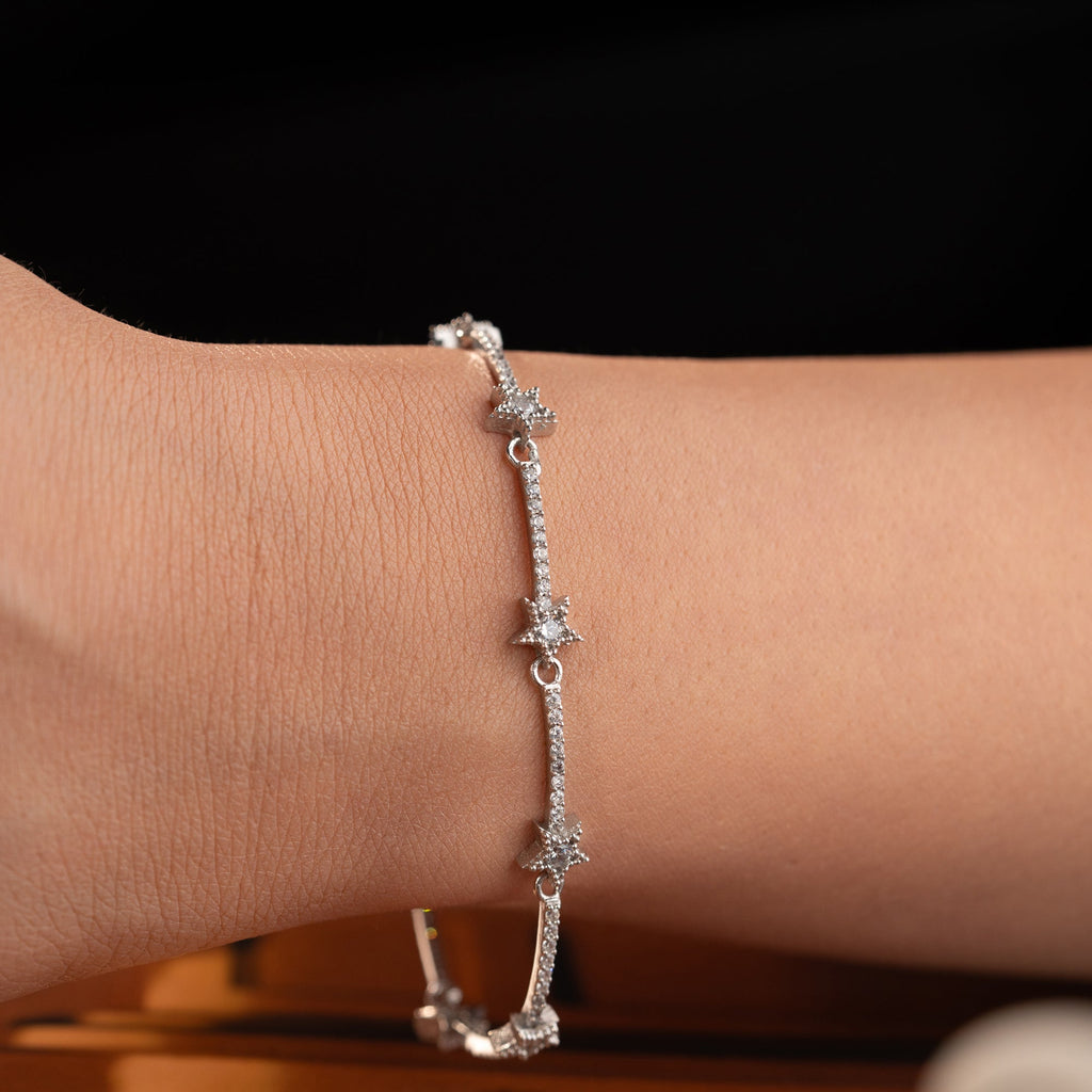 MULTISTERN ARMKETTE | 925 SILBER