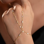 MIT MEHREREN STEINEN
 HANDKETTE | 925 SILBER