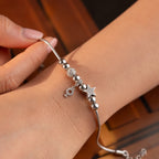 MIT STERN-CHARM MIT STEINEN ARMKETTE | 925 SILBER