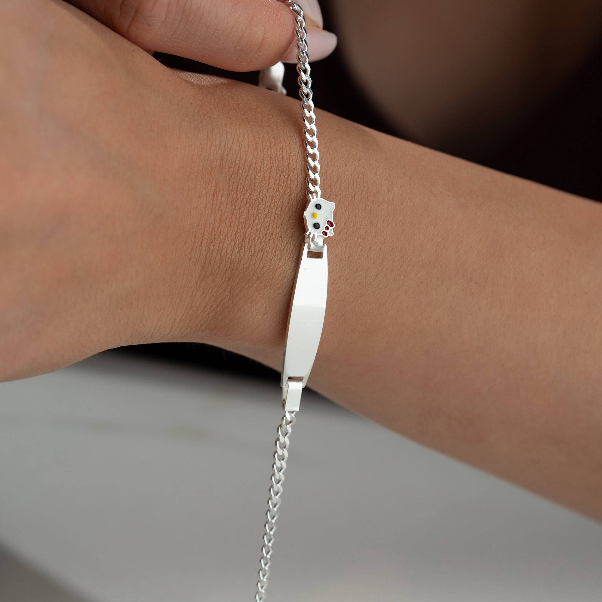 KATZE KINDER ARMBAND | 925 SILBER