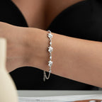DOLPHIN STONE ARMBAND aus 925 Silber - Eleganter Armband - AURIME
