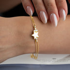 STERN STONE ARMBAND aus 925 Silber - Eleganter Armband - AURIME