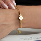 KLEE STONE ARMBAND aus 925 Silber - Eleganter Armband - AURIME