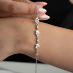 DOLPHIN STONE ARMBAND aus 925 Silber - Eleganter Armband - AURIME