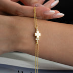 KLEE STONE ARMBAND aus 925 Silber - Eleganter Armband - AURIME
