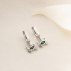 ZIRKONIA KREBS OHRRINGE aus 925 Silber - Eleganter Ohrringe - AURIME