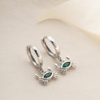 ZIRKONIA KREBS OHRRINGE aus 925 Silber - Eleganter Ohrringe - AURIME