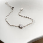 LOTUS ARMKETTE aus 925 Silber - Eleganter Halskette - AURIME