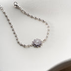 LOTUS ARMKETTE aus 925 Silber - Eleganter Halskette - AURIME