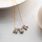 BUBBLE ZIRKONIA NAMENSKETTE | 925 SILBER