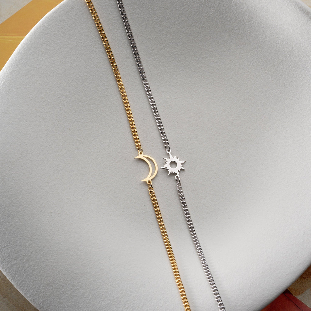 MOON SUN PARTNERARMBAND | 925 SILBER
