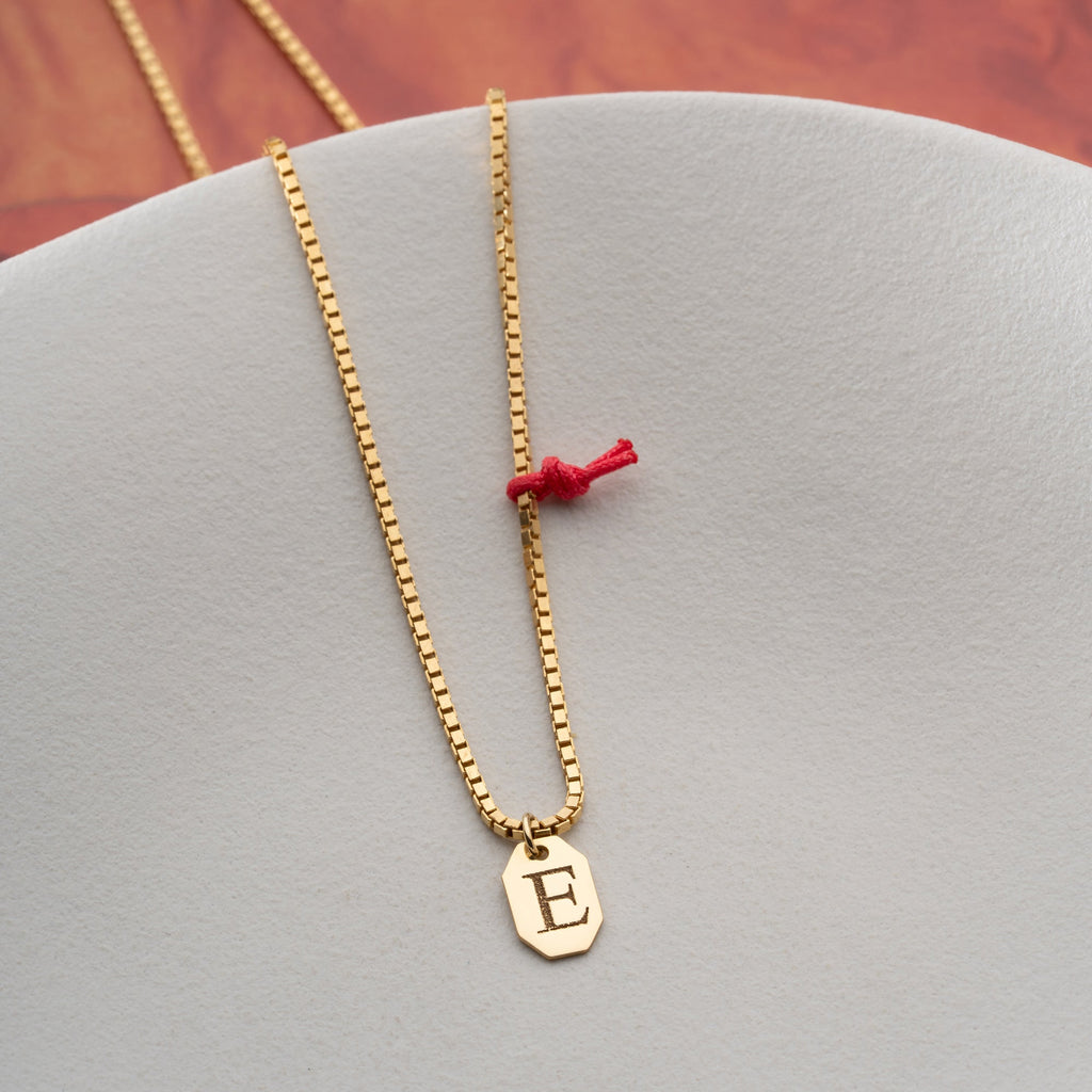 LETTER KUBIC HALSKETTE| 925 SILBER