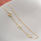 TRIO BASIC LETTER HALSKETTE | 925 SILBER
