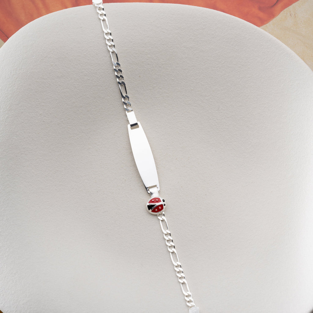 MARIENKÄFER KINDER ARMBAND | 925 SILBER