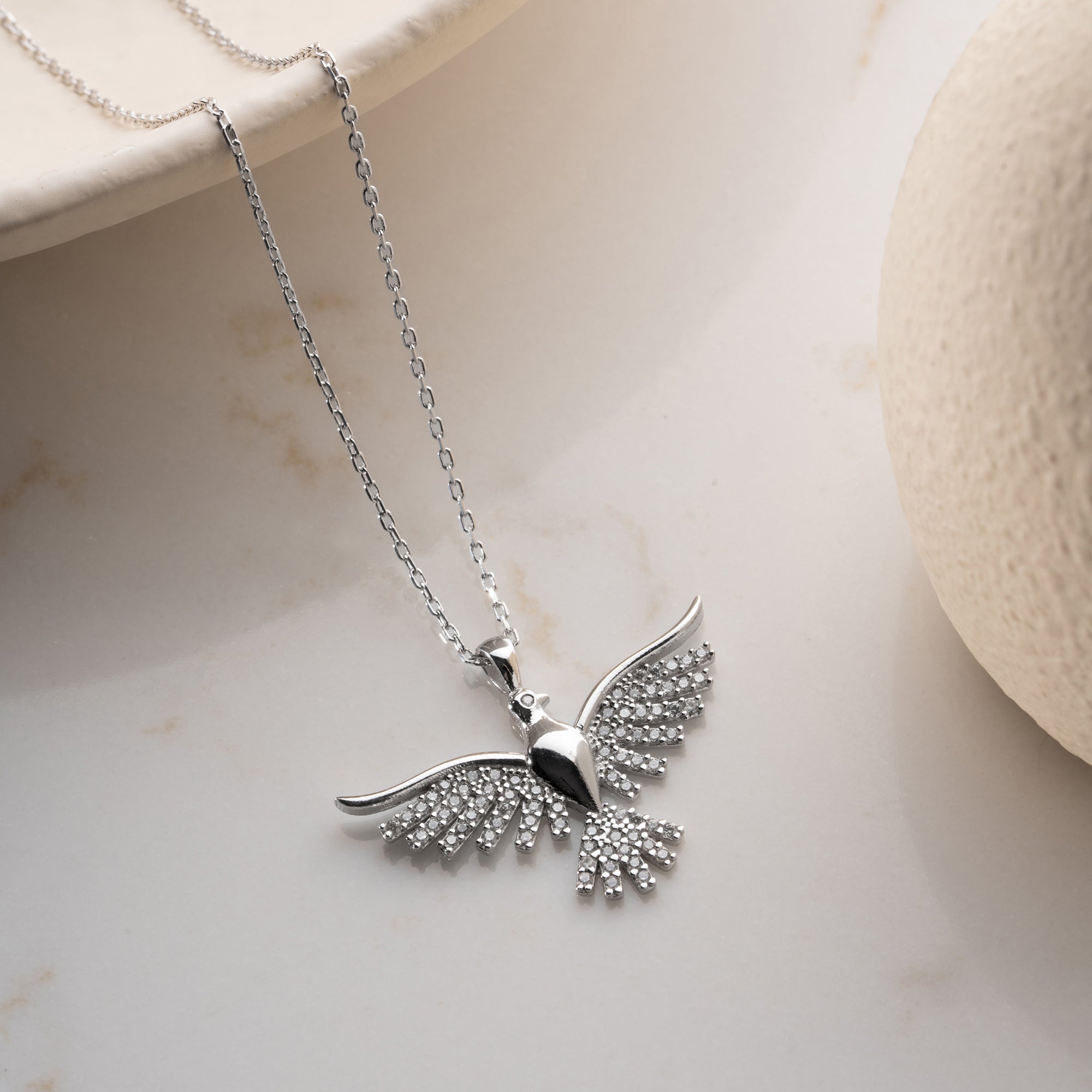 LUMI HALSKETTE aus 925 Silber - Eleganter Halskette - AURIME