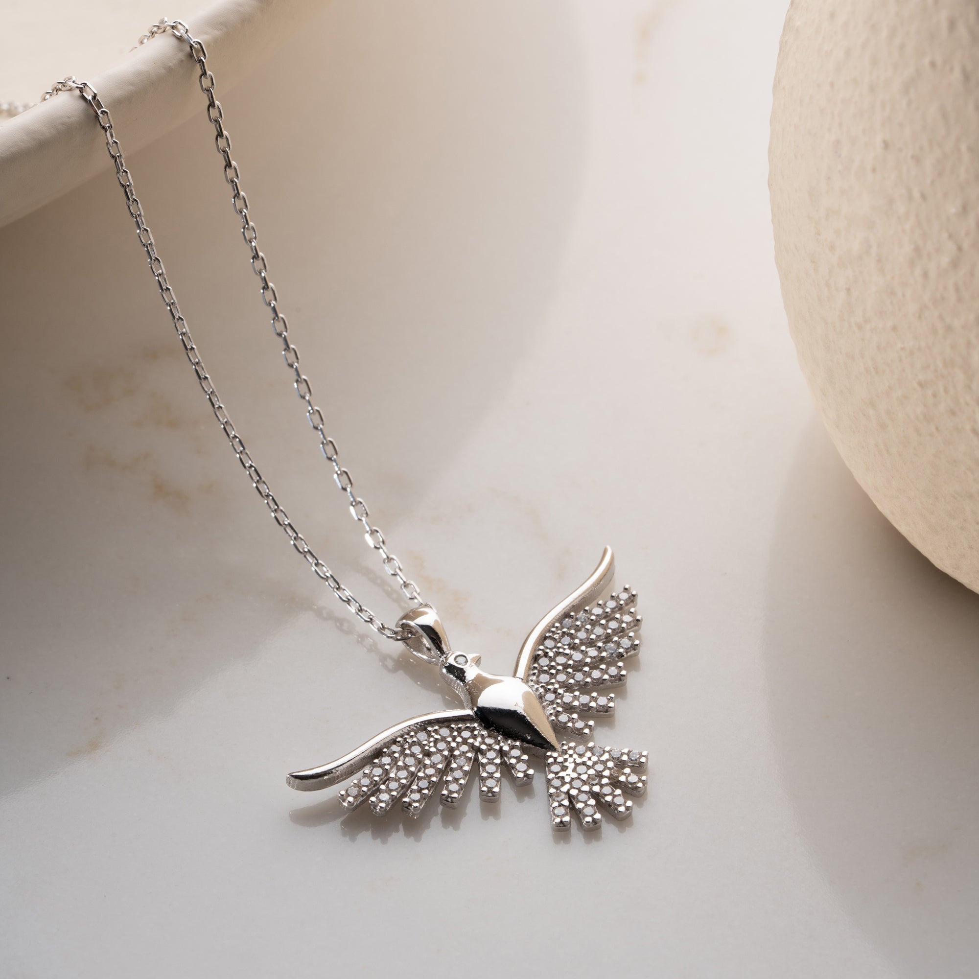 LUMI HALSKETTE aus 925 Silber - Eleganter Halskette - AURIME