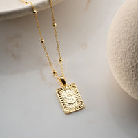 VINTAGE LETTER NECKLACE aus 925 Silber - Hochwertiger Schmuck - AURIME