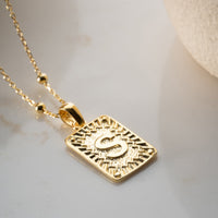 VINTAGE LETTER NECKLACE aus 925 Silber - Hochwertiger Schmuck - AURIME