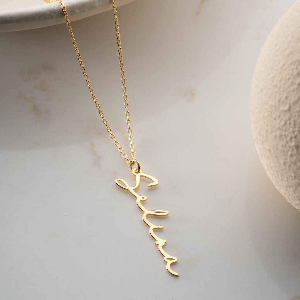 ENGLISH NOTERA NAMENSKETTE  | 925 SILBER