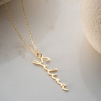 ENGLISH NOTERA NAMENSKETTE aus 925 Silber - Eleganter Halskette - AURIME