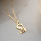 INITIALEN COMBO HALSKETTE aus 925 Silber - Eleganter Halskette - AURIME