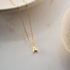 MINIMAL BUCHSTABEN HALSKETTE aus 925 Silber - Eleganter Halskette - AURIME