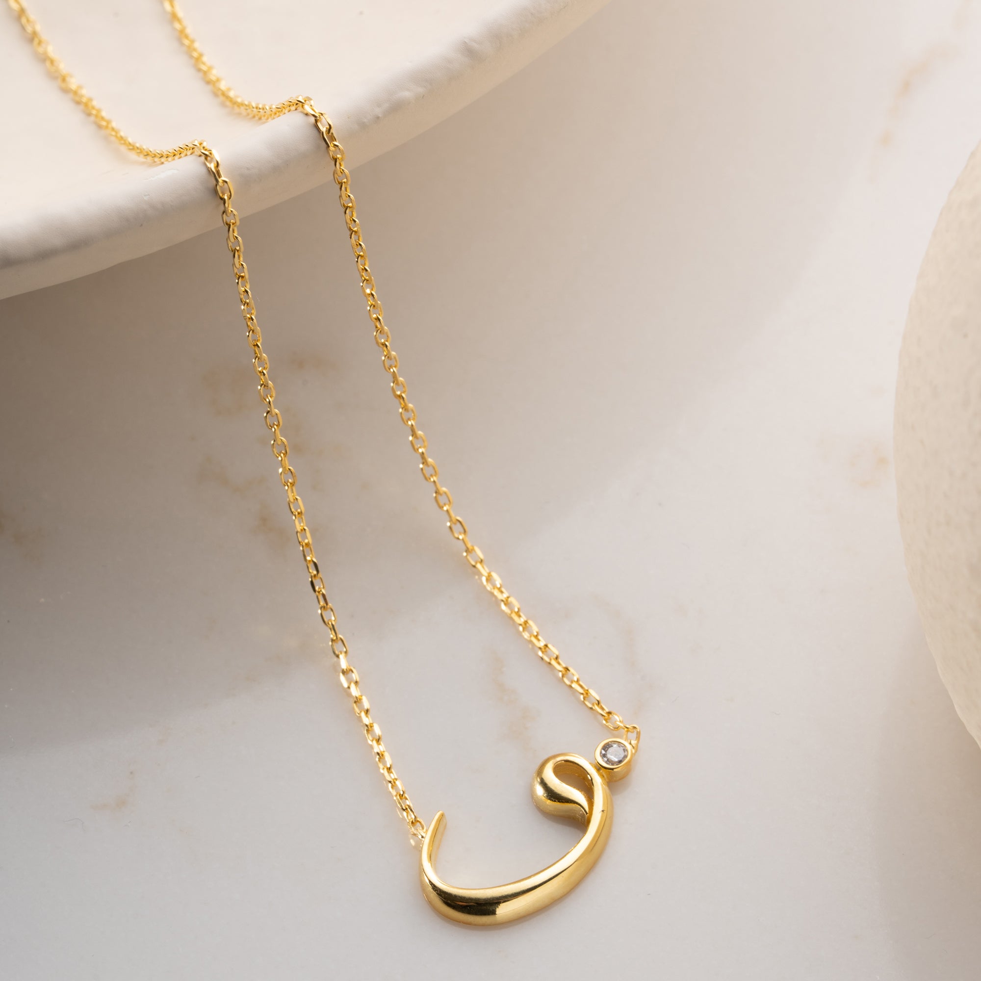 VAV HALSKETTE aus 925 Silber - Eleganter Halskette - AURIME