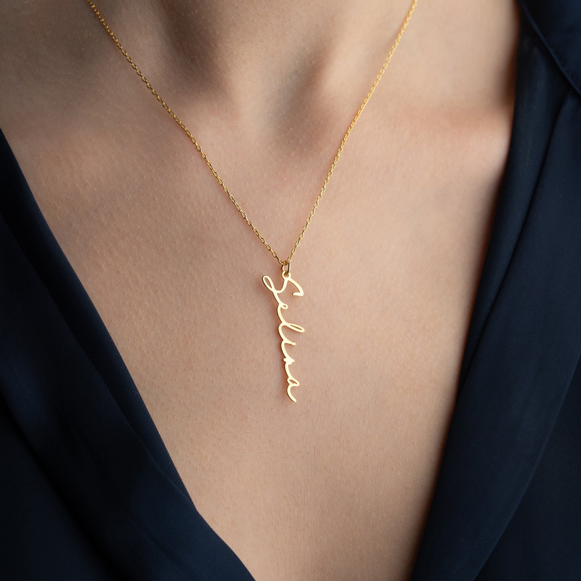 ENGLISH NOTERA NAMENSKETTE  | 925 SILBER