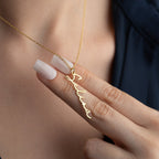 ENGLISH NOTERA NAMENSKETTE aus 925 Silber - Eleganter Halskette - AURIME