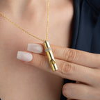 PFEIFE HALSKETTE aus 925 Silber - Eleganter Halskette - AURIME