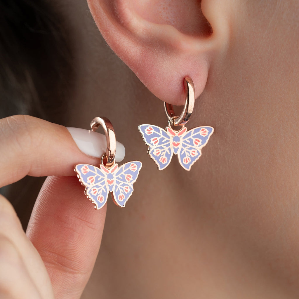 KINDER BUTTERFLY OHRRINGE aus 925 Silber - Eleganter Ohrringe - AURIME